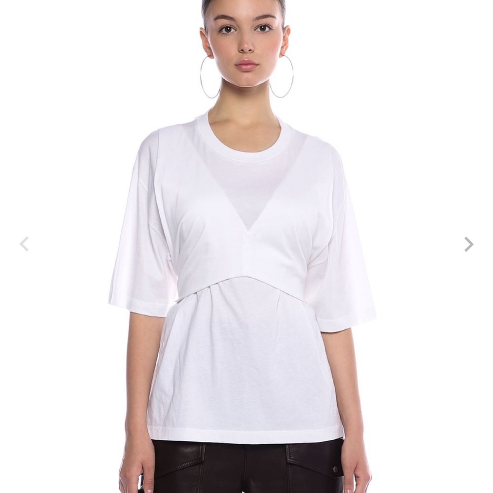 Altuzarra Women's BLACK Top Sz S with rear tie fastening NWT